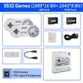 Super Nintendo Retrô Portátil + de 5500 Jogos e 2 Controles