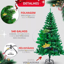 Árvore Natal Pinheiro Luxo | Decoração Volumosa e Elegante Sem Esforço