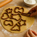 Kit Cortadores Festa Natalina | Crie Doces e Biscoitos Decorados com Magia | Kit com 8 peças