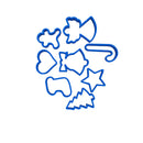 Kit Cortadores Festa Natalina | Crie Doces e Biscoitos Decorados com Magia | Kit com 8 peças