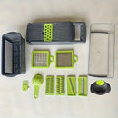 ChefMax 16X - Fatiador Multifuncional com 16 Peças para Corte de Legumes e Frutas